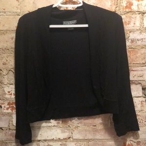Black Cropped Cardigan, M